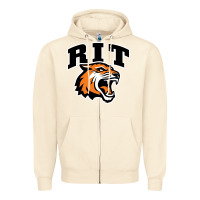 Sandshell tiger Zipper Hoodie - linhVisuals