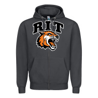 Smoke tiger Zipper Hoodie - linhVisuals