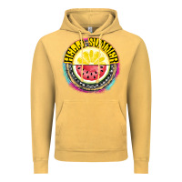 Vintage Mustard Hello Summer Vintage Hoodie - CowhideDigitalArt