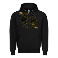 Black volbeat album art Zipper Hoodie - linhVisuals