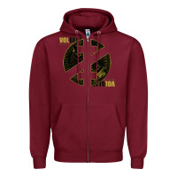 Burgundy volbeat album art Zipper Hoodie - linhVisuals