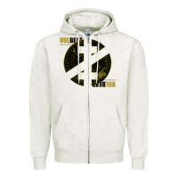 Oatmeal Heather volbeat album art Zipper Hoodie - linhVisuals