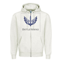 Suitable-st-battlehawks-worn Zipper Hoodie | Teevron