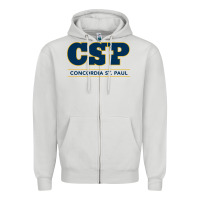 Dove Grey CSP, concordia university st paul, apparel Zipper Hoodie - linhVisuals