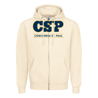 Sandshell CSP, concordia university st paul, apparel Zipper Hoodie - linhVisuals