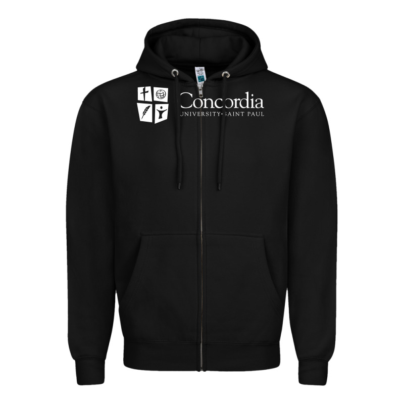 Concordia University, St. Paul, Apparel Zipper Hoodie by linhVisuals | Teevron