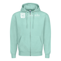 Seafoam Concordia University, St. Paul, apparel Zipper Hoodie - linhVisuals