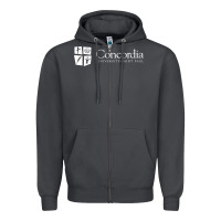 Smoke Concordia University, St. Paul, apparel Zipper Hoodie - linhVisuals
