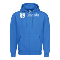True Royal Concordia University, St. Paul, apparel Zipper Hoodie - linhVisuals