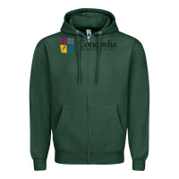 Sports Green Concordia University, St. Paul, apparel Zipper Hoodie - linhVisuals
