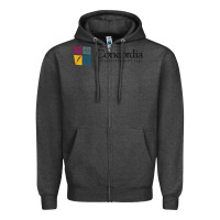 Charcoal Heather Concordia University, St. Paul, apparel Zipper Hoodie - linhVisuals