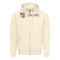 Sandshell Concordia University, St. Paul, apparel Zipper Hoodie - linhVisuals