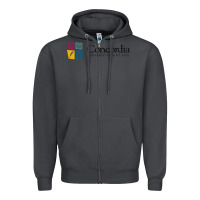 Smoke Concordia University, St. Paul, apparel Zipper Hoodie - linhVisuals