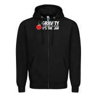 Black gravity, it's not just a good idea Zipper Hoodie - linhVisuals