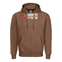 Chestnut gravity, it's not just a good idea Zipper Hoodie - linhVisuals