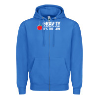 True Royal gravity, it's not just a good idea Zipper Hoodie - linhVisuals