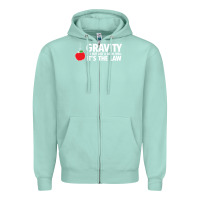 Seafoam gravity, it's not just a good idea Zipper Hoodie - linhVisuals