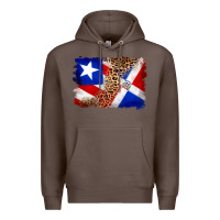 Coffee puerto rico and dominican republic flag Premium Hoodie - Artiststas