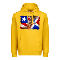 Lemon puerto rico and dominican republic flag Premium Hoodie - Artiststas