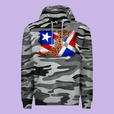 Puerto Rico And Dominican Republic Flag Premium Hoodie Designed By Artiststas