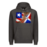 Smoke puerto rico and dominican republic flag Premium Hoodie - Artiststas