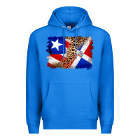 True Royal puerto rico and dominican republic flag Premium Hoodie - Artiststas