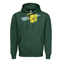 Sports Green Bee Swarm Simulator Zipper Hoodie - linhVisuals