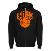 Black bingbong ny Zipper Hoodie - linhVisuals
