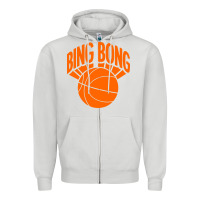 Dove Grey bingbong ny Zipper Hoodie - linhVisuals