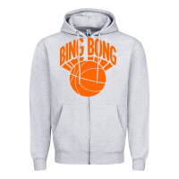 Heather Grey bingbong ny Zipper Hoodie - linhVisuals