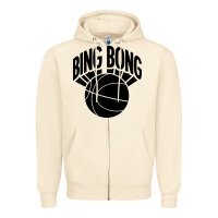 Sandshell black bing bong Zipper Hoodie - linhVisuals