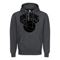 Smoke black bing bong Zipper Hoodie - linhVisuals