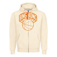 Sandshell Bing Bong New York Zipper Hoodie - linhVisuals