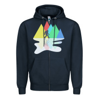 Navy bigfoot t  shirt bigfoot   bigfoot 8 Zipper Hoodie - linhVisuals