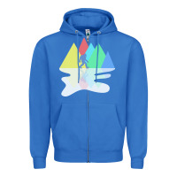True Royal bigfoot t  shirt bigfoot   bigfoot 8 Zipper Hoodie - linhVisuals