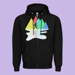 Bigfoot T  Shirt Bigfoot   Bigfoot 8 Zipper Hoodie Designed By Linhvisuals