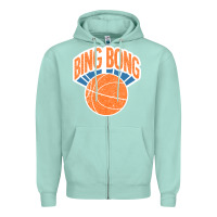 Seafoam Bing Bong Vintage Zipper Hoodie - linhVisuals