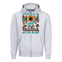 Heather Grey god gifted me two titles mom and gigi  and i rock them both Zipper Hoodie - JahusDesignShop