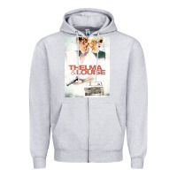 Heather Grey Thelma & Louise - CAR Zipper Hoodie - linhVisuals