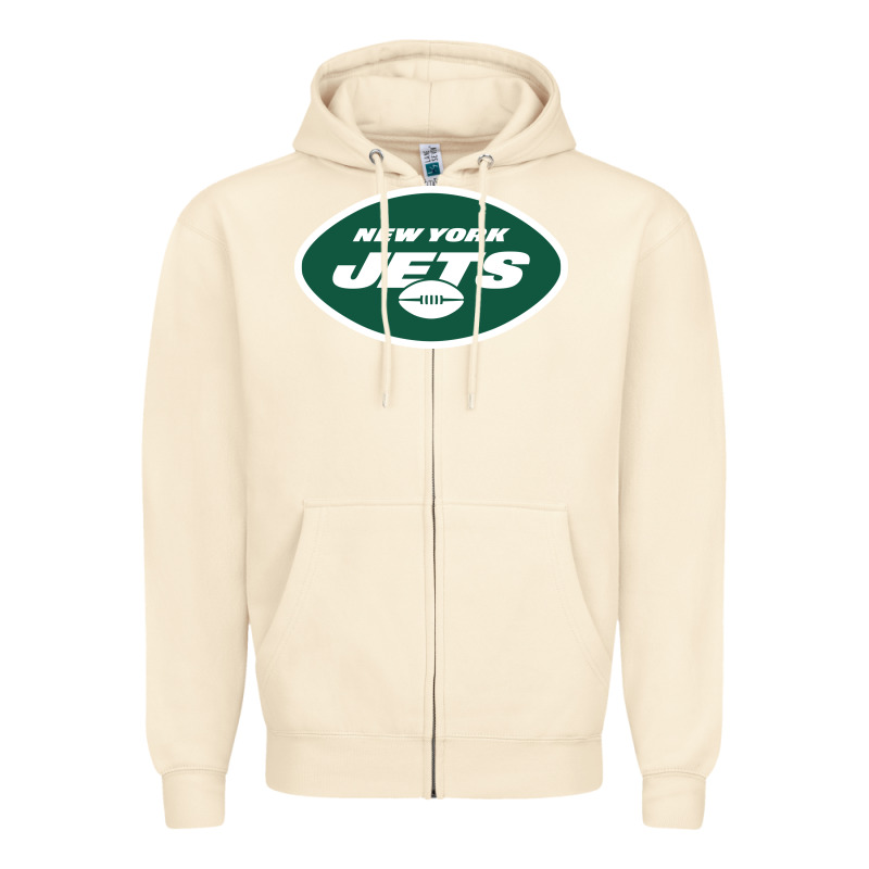 Suitable-new-york-jets-worn Zipper Hoodie by linhVisuals | Teevron