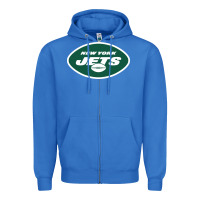 True Royal suitable-new-york-jets-worn Zipper Hoodie - linhVisuals