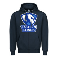 Navy eastern illinois panthers Zipper Hoodie - linhVisuals