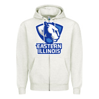 Oatmeal Heather eastern illinois panthers Zipper Hoodie - linhVisuals