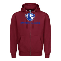Burgundy eastern illinois panthers Zipper Hoodie - linhVisuals