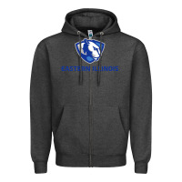Charcoal Heather eastern illinois panthers Zipper Hoodie - linhVisuals