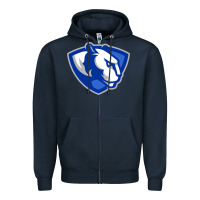 Navy eastern illinois panthers Zipper Hoodie - linhVisuals
