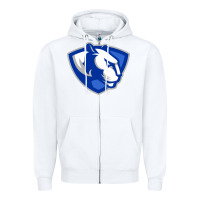White eastern illinois panthers Zipper Hoodie - linhVisuals