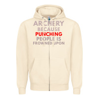 Sandshell archery because punching people is frowned upon Zipper Hoodie - linhVisuals