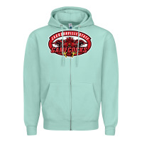 Seafoam jacksonville state gamecocks Zipper Hoodie - linhVisuals