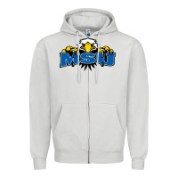 Dove Grey morehead state eagles Zipper Hoodie - linhVisuals